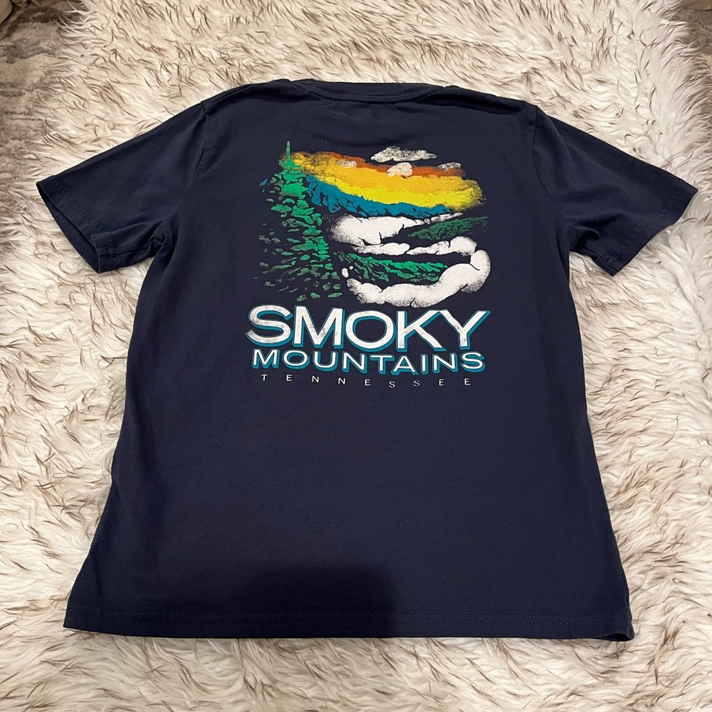 Abercrombie Kids - Smokey Mountains Tennessee T-shirt - Short Sleeve - Boys 9/10